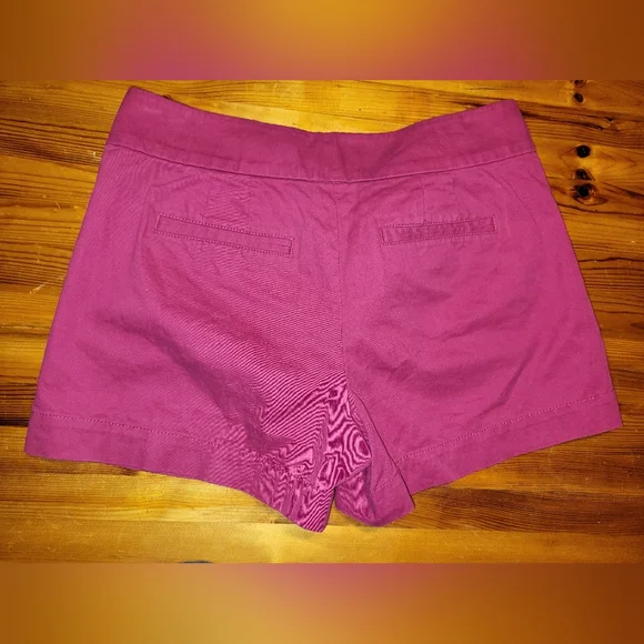 LOFT Pink High Waist Shorts Tailored Cotton Blend - Picture 5 of 6